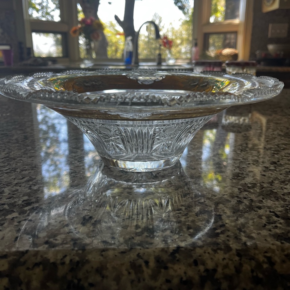 Vintage Crystal fruit bowl